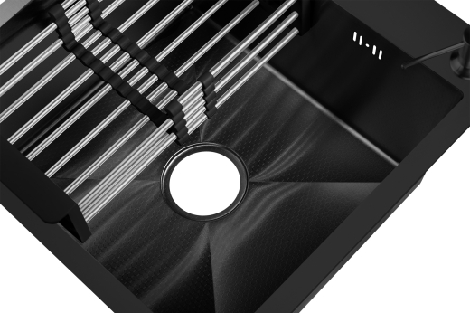����� ��� ����� �� ����������� ����� Weissgauff WKS 5050-1 Black Nano Hexagon