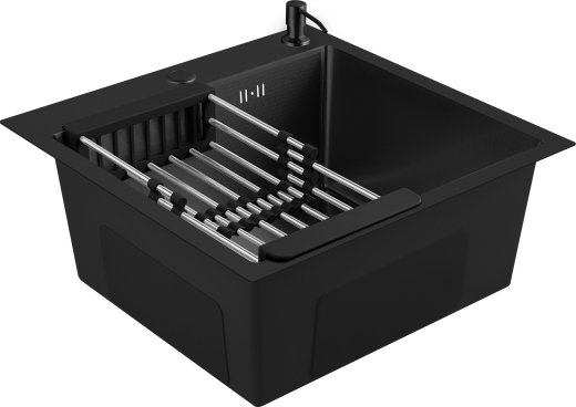 ����� ��� ����� �� ����������� ����� Weissgauff WKS 5050-1 Black Nano Hexagon