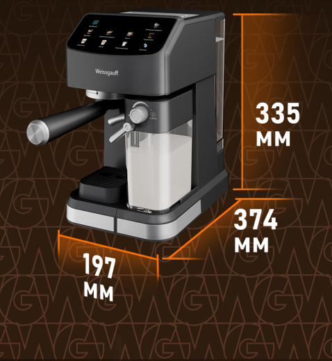 ��������� Weissgauff WCM-253 Automatic Cappuccino ColorTouch