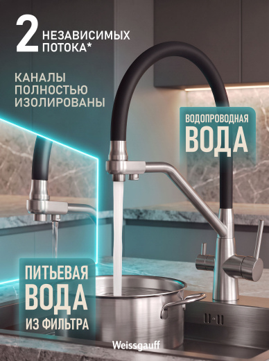 �������� ��������� Weissgauff WKF 3412 Inox Pure Water