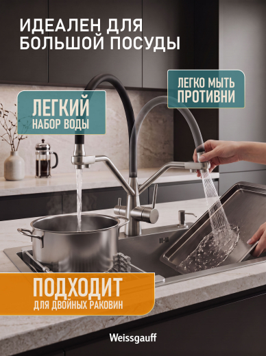 �������� ��������� Weissgauff WKF 3412 Inox Pure Water