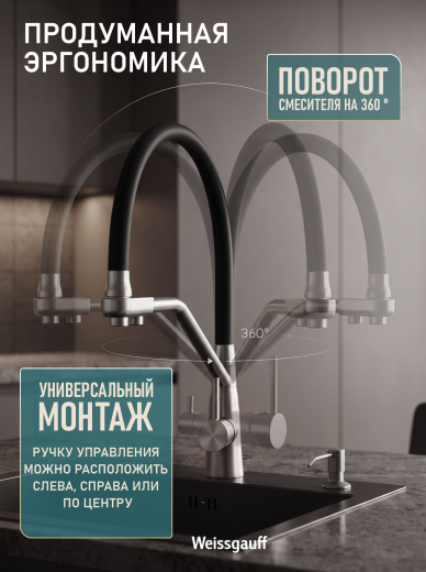 �������� ��������� Weissgauff WKF 3412 Inox Pure Water