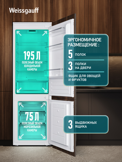 ������������ ����������� � ���������� Weissgauff WRKI 178 Inverter LowFrost