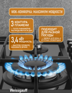 �������� ������ Weissgauff HGG 641 BGh Nano Glass