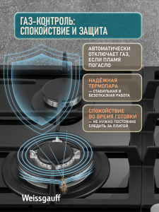 �������� ������ Weissgauff HGG 641 BGh Nano Glass