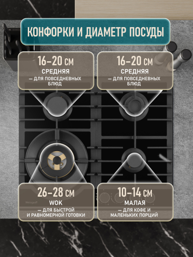 �������� ������ Weissgauff HGG 6441 BG Brass