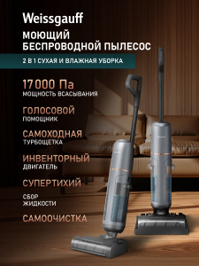 ������ ������������ ������������ ������� (2 � 1: ����� � ������� ������) Weissgauff V13 BLDC 200 Graphite AquaPro