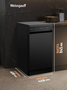 ������������� ������ c ����-����������� � ���������� Weissgauff DW 4539 Inverter Touch AutoOpen Black