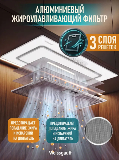 �������� ������������ ������� Weissgauff Aura 452 PB White Glass