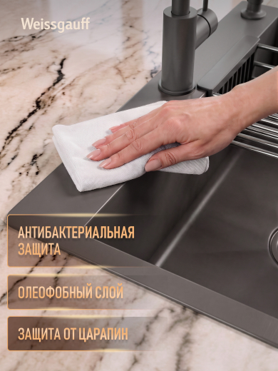 ����� ��� ����� �� ����������� ����� Weissgauff WKS 5050-2 Dark Grey Nano