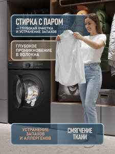 C��������� ������ � ���������� � ����� Weissgauff WM 39106 Inverter Steam Black