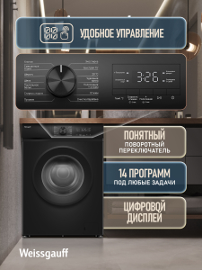 C��������� ������ � ���������� � ����� Weissgauff WM 39106 Inverter Steam Black