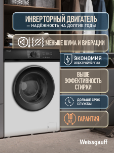 C��������� ������ � ���������� � ����� Weissgauff WM 39106 Inverter Steam