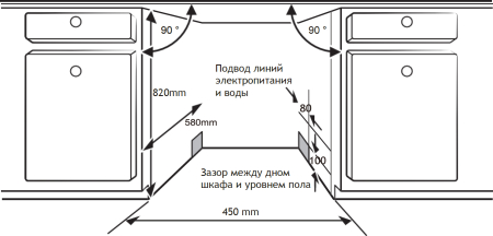 Встраиваемая посудомоечная машина с лучом на полу и авто-открыванием Weissgauff BDW 4533 D (модификация 2024 года)
