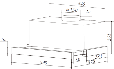    Weissgauff TEL 06 TC 1200 WH