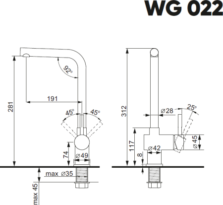  Weissgauff WG 02201 White 