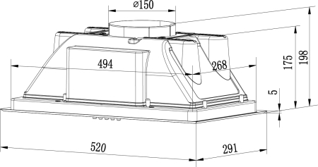    Weissgauff BOX 850 WH