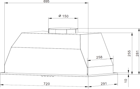    Weissgauff BOX 1200-72 BL