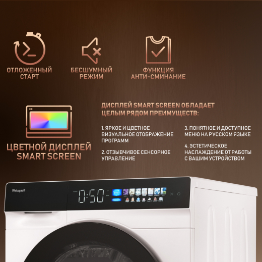 ��������� ������ � ���������� � �������������� Weissgauff WD 999 Heat Pump Full Touch