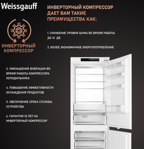 ������������ ����������� � ���������� Weissgauff WRKI 1969 Total NoFrost Premium EcoFresh