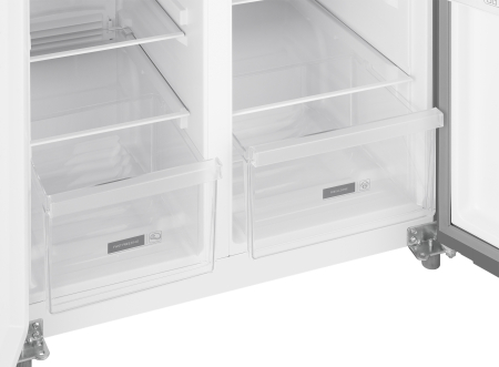     Weissgauff WSBS 500 Inverter NoFrost Beige Glass