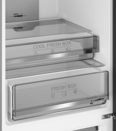   Weissgauff WRK 195 D Full NoFrost Beige Glass