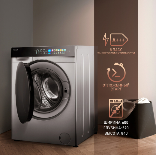 C��������� ������ � ���������� � ����� Weissgauff WM 998 Full Touch DC Inverter Steam Silver