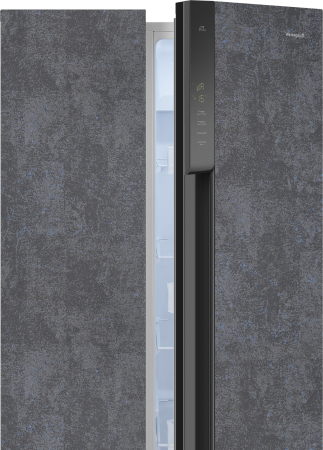     Weissgauff WSBS 500 Inverter NoFrost Rock Glass 
