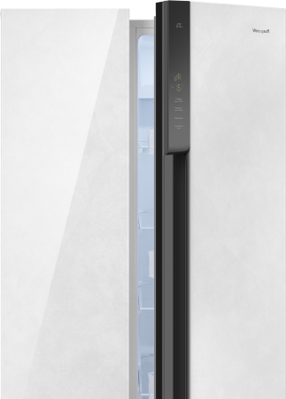     Weissgauff WSBS 500 Inverter NoFrost White Rock Glass