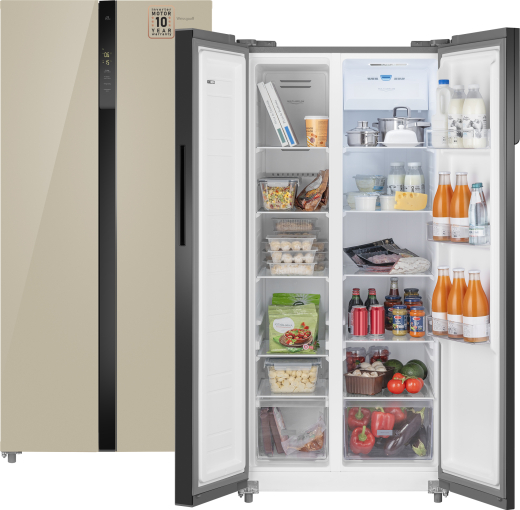 WSBS 500 Inverter NoFrost Beige Glass (118593)