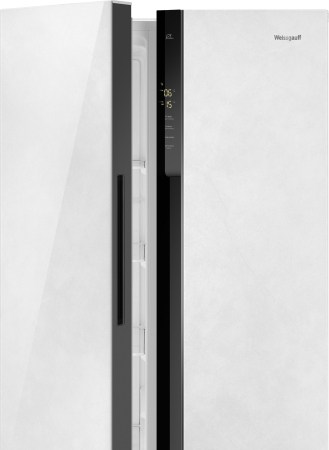     Weissgauff WSBS 500 Inverter NoFrost White Rock Glass