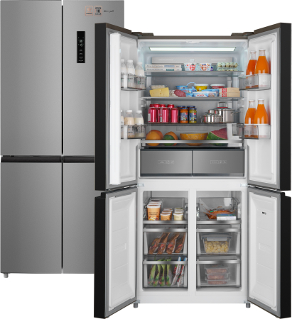    Weissgauff WCD 590 Nofrost Inverter Premium Ecofresh Inox