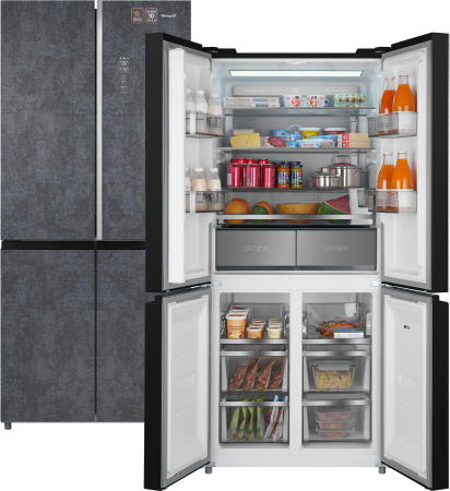 WCD 590 NoFrost Inverter Premium EcoFresh Rock Glass (71831)