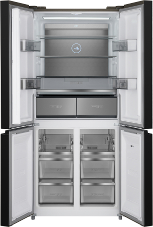     Weissgauff WCD 590 Nofrost Inverter Premium EcoFresh Gold Glass