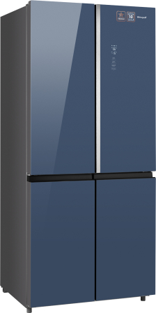     Weissgauff WCD 590 Nofrost Inverter Premium EcoFresh Blue Glass