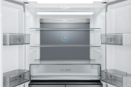     Weissgauff WCD 590 Nofrost Inverter Premium EcoFresh White Glass