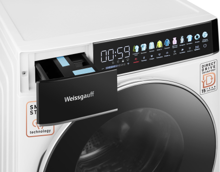 C    , , ,    Weissgauff WM 58411 Direct Drive Inverter Premium Steam