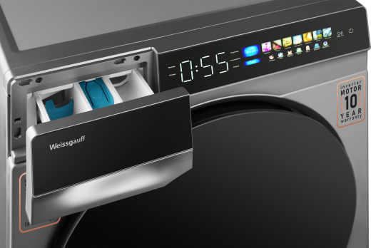 C��������� ������ � ���������� � ����� Weissgauff WM 998 Full Touch DC Inverter Steam Silver
