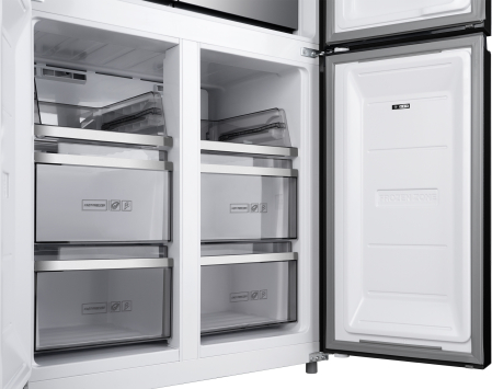     Weissgauff WCD 590 Nofrost Inverter Premium Ecofresh Dark Inox