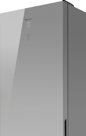     Weissgauff WRK 2000 D Full NoFrost Inverter Grey Glass