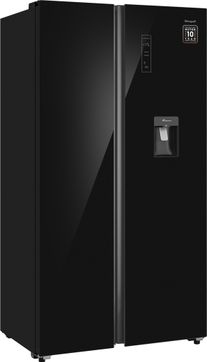 WSBS 590 Inverter NoFrost Water Dispenser Black Glass (121743)