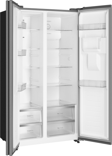 WSBS 590 Inverter NoFrost Water Dispenser Black Glass (121743)