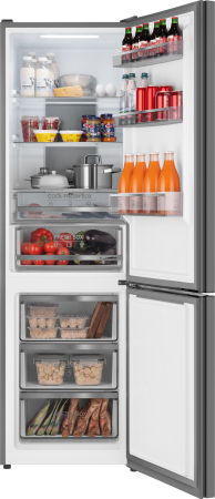   Weissgauff WRK 195 D Full NoFrost Inox Glass