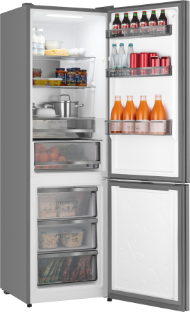   Weissgauff WRK 195 D Full NoFrost Inox Glass