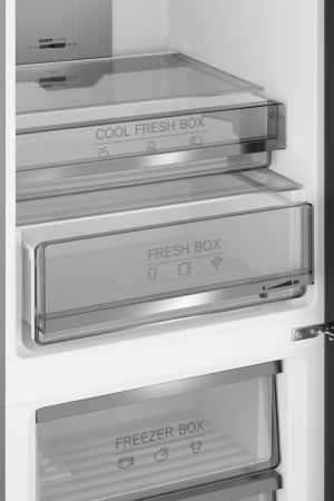   Weissgauff WRK 195 D Full NoFrost Inox Glass