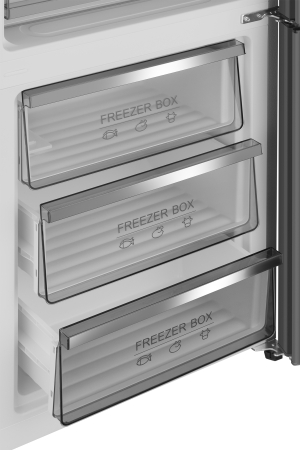   Weissgauff WRK 195 D Full NoFrost Inox Glass