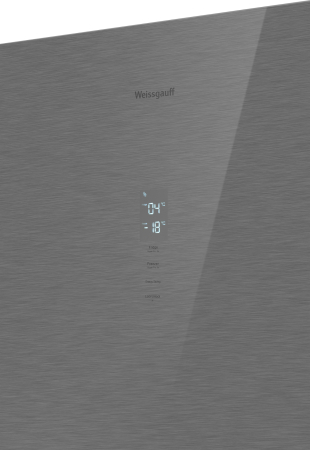   Weissgauff WRK 195 D Full NoFrost Inox Glass