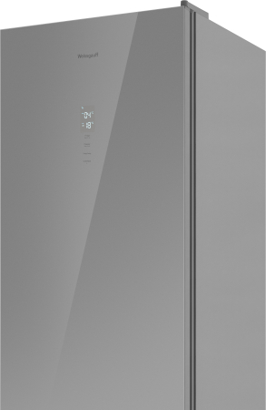   Weissgauff WRK 195 D Full NoFrost Dark Grey Glass 