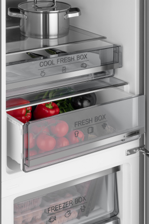   Weissgauff WRK 195 D Full NoFrost Dark Grey Glass 
