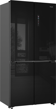     Weissgauff WCD 510 Built-in Inverter NoFrost Black Glass